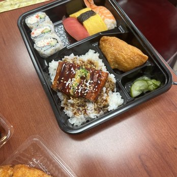Ninja Sushi - Unagi over rice, mixed sushi - Japanese Near Me - Kaneohe, Hawaii
