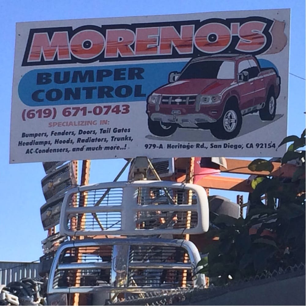 MORENO’S BUMPER CONTROL 979A Heritage Rd, San Diego, CA Yelp