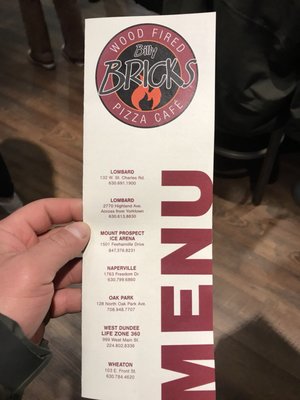 Menu photo 6 Billy Bricks - Oak Park Oak Park, IL