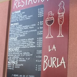 La Burla - Menu