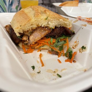 Ban Ban Shop - Five Spice Roasted Pork Sandwich - Salad Near Me - New York, New York