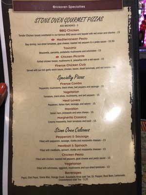 Menu photo 7 Firenze Ristorante Oakdale, CA