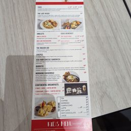 English menu