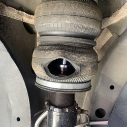 Service Street - Shows my tire rubbing from them not knowing how to work on cars