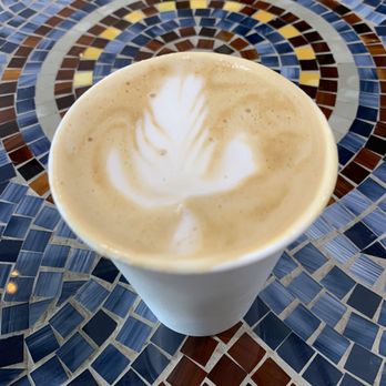 Mundial Coffee - Briar Rose Oatmilk Latte (Best seller! Sweetened w/ rose and brown sugar! Both regular sizes include two shots of espresso. Hot 12 oz - $7) - Coffee & Tea Near Me - Riverside, California Mundial Coffee - Briar Rose Oatmilk Latte (Best seller! Sweetened w/ rose and brown sugar! Both regular sizes include two shots of espresso. Hot 12 oz - $7) - Coffee & Tea Near Me - Riverside, California