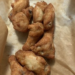 Sauceless wings - supposed to be Mango habanero Sauceless wings - supposed to be Mango habanero