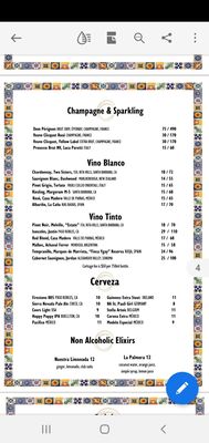 Menu photo 5 'O' Bar + Kitchen Santa Barbara, CA