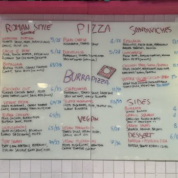 Unregular Pizza - Menu - Pizza Near Me - New York, New York