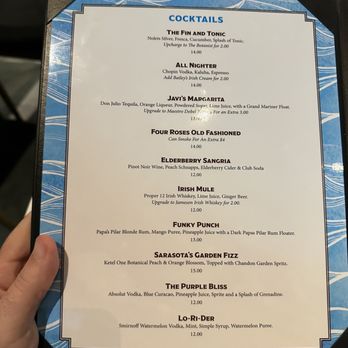 Fin & Tonic - Cocktail list - Sports Bars Near Me - Sarasota, Florida Fin & Tonic - Cocktail list - Sports Bars Near Me - Sarasota, Florida