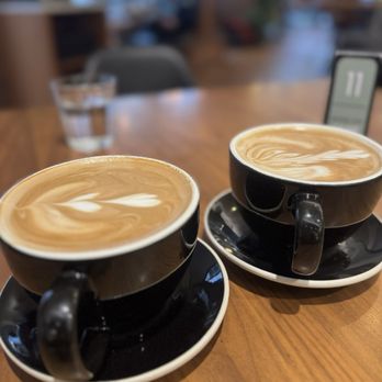 Mr West Cafe Bar Downtown - Two cappuccinos! - Bars Near Me - Seattle, Washington