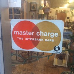 Carolina Treasures On Main - This gave me a chuckle. Even the master card sign is vintage.