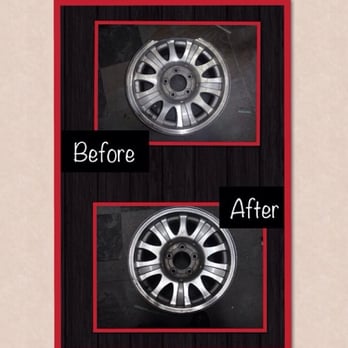 Danny's Tires - Before and after rim repair - Tires Near Me - Brooklyn, New York