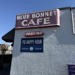Blue Bonnet Cafe - Outside restaurant