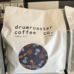 Drumroaster Coffee - 802g about $45-55 per bag, if my memory serves me correct. Please double check, as this price is based on memory from May 17, 2026