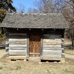 George Rogers Clark Homesite - Replica of the slave cabin.