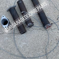MR Garage Door Repairs - Old parts removed and replaced