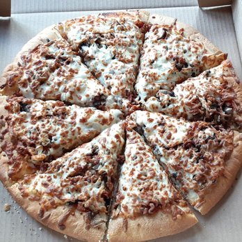 Lemon Tree Pizza - Cheeseburger  Cheeseburger Pizza   Ground Beef, Mushrooms, Onions, Bacon, Topped with in house made sauce - Pizza Near Me - Sicamous, British Columbia