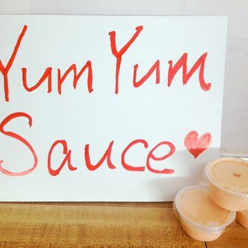 New China - Yum yum sauce are available!!! Yum yum is a kind of sauce that you could mix into your rice which making your rice even more tasty! - Chinese Near Me - Bamberg, South Carolina New China - Yum yum sauce are available!!! Yum yum is a kind of sauce that you could mix into your rice which making your rice even more tasty! - Chinese Near Me - Bamberg, South Carolina
