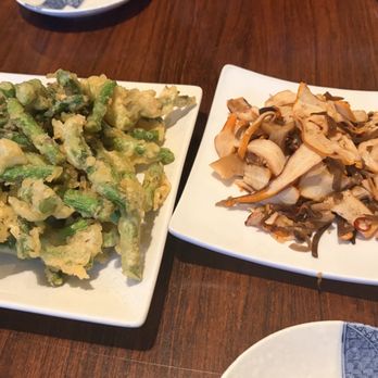 Masumi Japanese Restaurant - Fried Asparagus and ikawakami (I think that's how you spell it) - Japanese Near Me - Ripon, California Masumi Japanese Restaurant - Fried Asparagus and ikawakami (I think that's how you spell it) - Japanese Near Me - Ripon, California