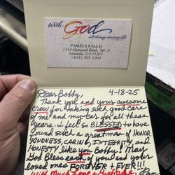 Olive Auto Center - We appreciate our customer's appreciation #sosweet