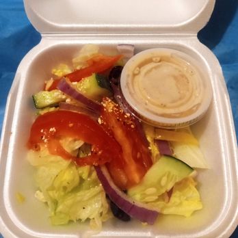 Greek Palace - Small Greek Salad with Greek dressing included - Greek Near Me - Layton, Utah Greek Palace - Small Greek Salad with Greek dressing included - Greek Near Me - Layton, Utah