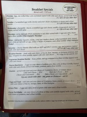Menu photo 4 Tia Sophia's Santa Fe, NM Menu photo 4 Tia Sophia's Santa Fe, NM