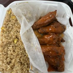 SC Wing Fish & Deli - 6wings and rice