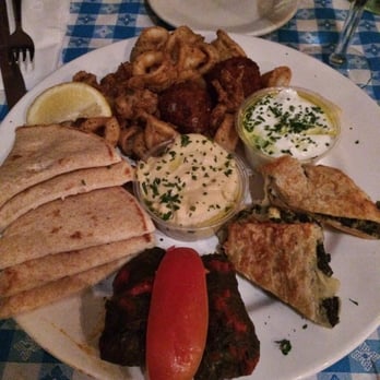 Georges Greek On Second - Combo appetizer. Hit and miss - Greek Near Me - Long Beach, California Georges Greek On Second - Combo appetizer. Hit and miss - Greek Near Me - Long Beach, California
