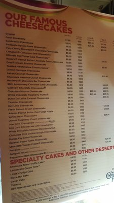 Menu photo 6 The Cheesecake Factory Syracuse, NY Menu photo 6 The Cheesecake Factory Syracuse, NY