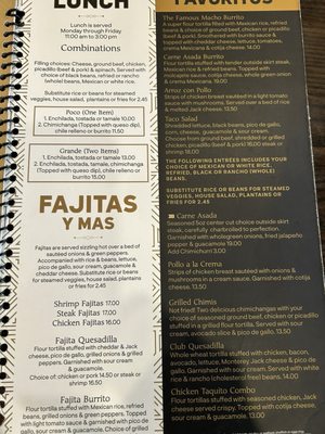 Menu photo 4 Azteca D' Oro Mexican Restaurant Winter Haven Winter Haven, FL