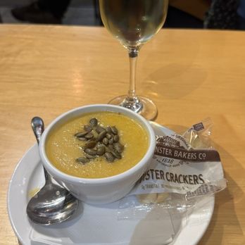 Little Theatre Cafe - Butternut Squash Bisque & Riesling - Cafes Near Me - Rochester, New York Little Theatre Cafe - Butternut Squash Bisque & Riesling - Cafes Near Me - Rochester, New York