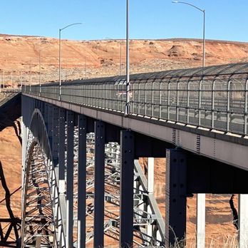 Glen Canyon Dam Bridge - Glen Canyon Bridge - Landmarks & Historical Buildings Near Me - Page, Arizona Glen Canyon Dam Bridge - Glen Canyon Bridge - Landmarks & Historical Buildings Near Me - Page, Arizona