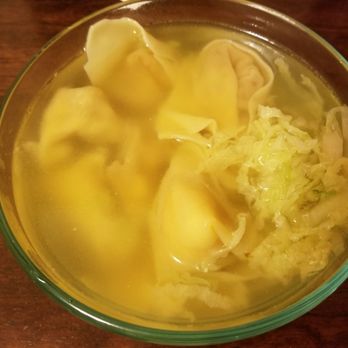 Lobster Wok - Wonton soup.  So good - Chinese Near Me - Newtonville, Massachusetts
