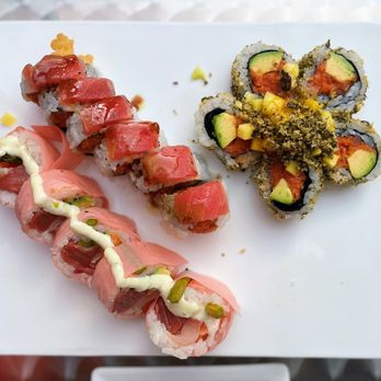 Yume Sushi - After Rain Roll, Peter Roll, Crunchy Salsa Roll | Instagram: gaogirlsgrubbin - Sushi Bars Near Me - Arlington, Virginia Yume Sushi - After Rain Roll, Peter Roll, Crunchy Salsa Roll | Instagram: gaogirlsgrubbin - Sushi Bars Near Me - Arlington, Virginia
