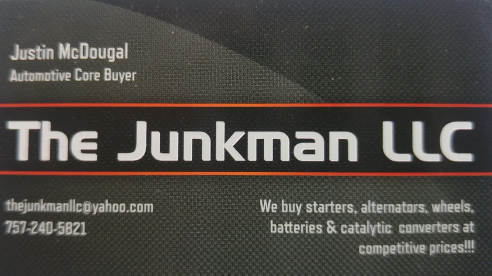 THE JUNKMAN Updated October 2024 Pleasant Plains, Arkansas Junk