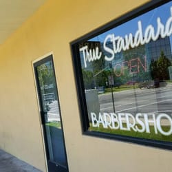 True Standard Barbershop - The back of True Standard Barbershop, seen from the corner of California and Lennox