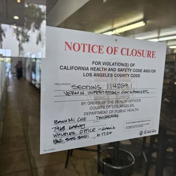 Banh Mi Che Cali - Notice of Closure - Vietnamese Near Me - Rosemead, California Banh Mi Che Cali - Notice of Closure - Vietnamese Near Me - Rosemead, California