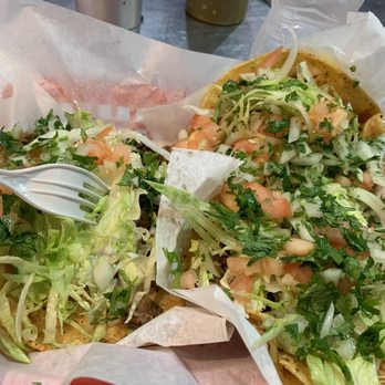 Raymond's Hamburgers and Tacos - "Steak Tacos" w/ lettuce, tomatoes, onions, cilantro, & cheese - Burgers Near Me - Chicago, Illinois Raymond's Hamburgers and Tacos - "Steak Tacos" w/ lettuce, tomatoes, onions, cilantro, & cheese - Burgers Near Me - Chicago, Illinois