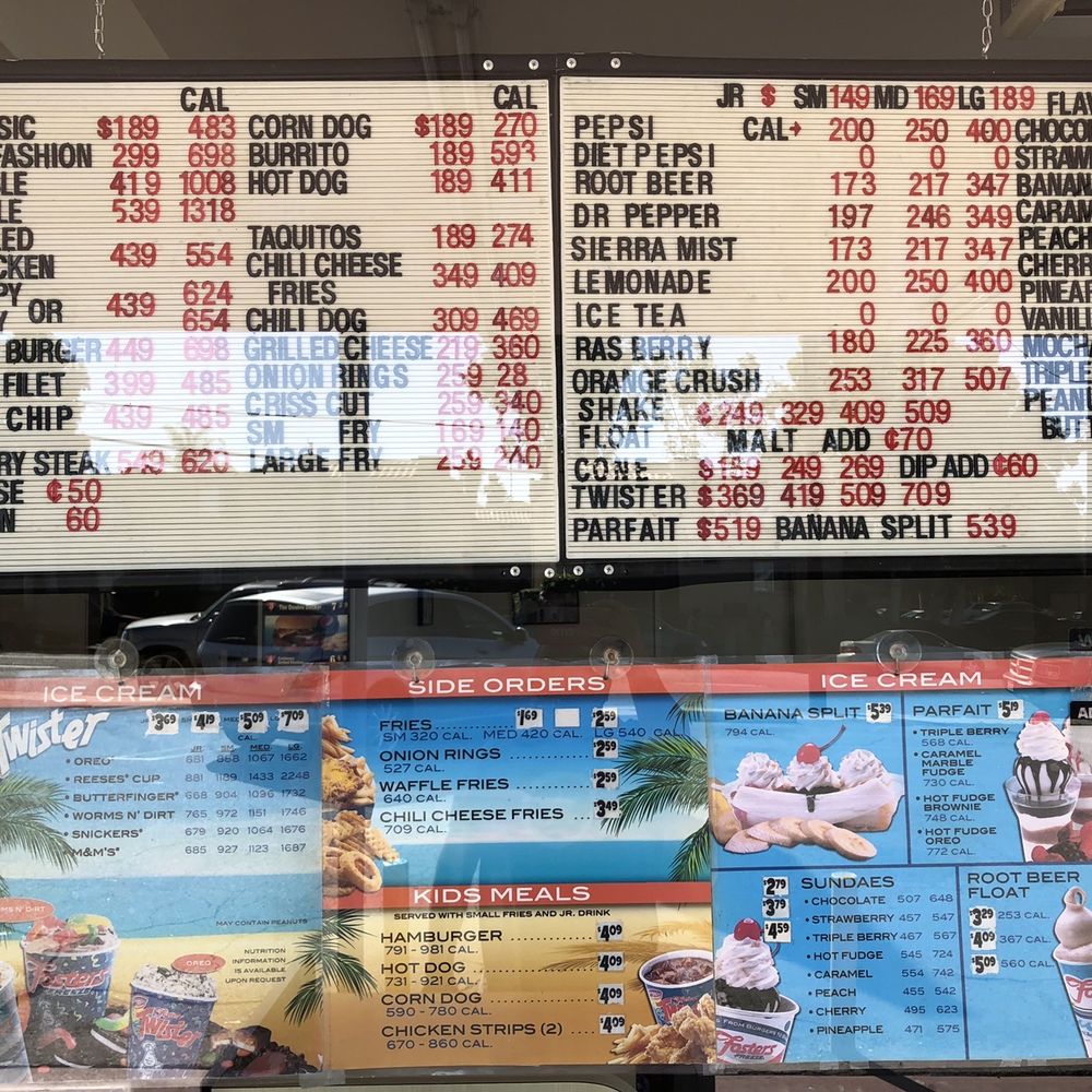 Fosters Freeze - Ice Cream & Frozen Yogurt Near Me - Spring Valley, California