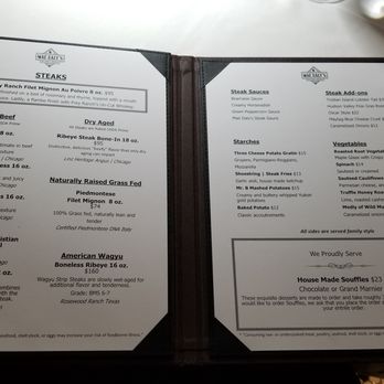 Mae Daly's - Menu as of 30 December 2024 - Steakhouses Near Me - Las Vegas, Nevada