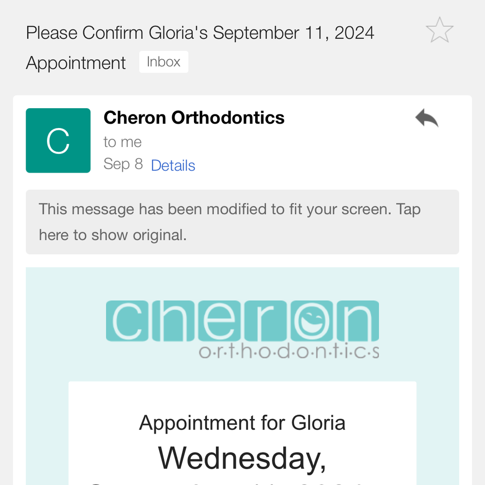 Cheron Orthodontics - my appointment - Orthodontists Near Me - Centreville, Virginia Cheron Orthodontics - my appointment - Orthodontists Near Me - Centreville, Virginia