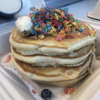 Scratch Kitchen - Milk n' Cereal Pancakes - Breakfast & Brunch Near Me - Honolulu, Hawaii