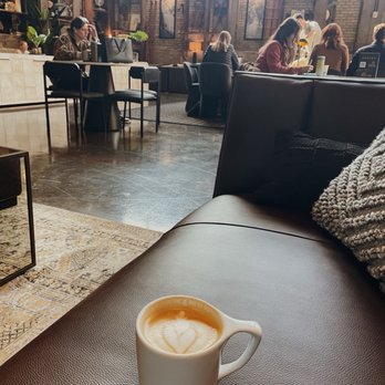 Backstory Coffee Roasters - Backstory Coffee latte - Coffee & Tea Near Me - Minneapolis, Minnesota