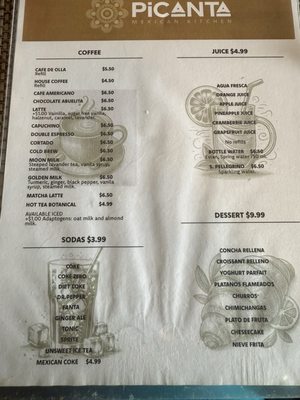 Menu photo 1 Picanta Mexican Kitchen Las Vegas, NV Menu photo 1 Picanta Mexican Kitchen Las Vegas, NV