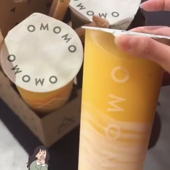 OMOMO Tea Shoppe - Mango Tornado w/o bits - Coffee & Tea Near Me - Irvine, California