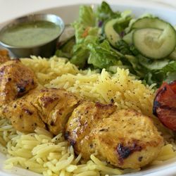Zullee Mediterranean Grill - Spokane - Chicken Kabob Dinner