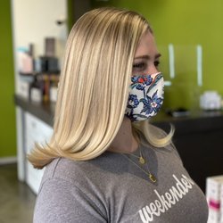 Bowie Salon and Spa - Highlights, Balayage, Full Foil we can do all of these techniques to get a beautiful blonde look for you. By Stacie