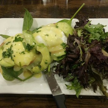 First Watch - Eggs Benedict Florentine, presented by Margo, an outstanding server.You can substitute the fresh greens, n/c. Try salmon version, too. - Breakfast & Brunch Near Me - Pittsburgh, Pennsylvania First Watch - Eggs Benedict Florentine, presented by Margo, an outstanding server.You can substitute the fresh greens, n/c. Try salmon version, too. - Breakfast & Brunch Near Me - Pittsburgh, Pennsylvania