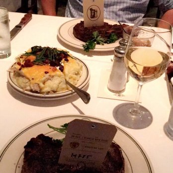 Manny's Steakhouse - 65 day aged New York strip and 85 day aged ribeye with loaded mashed potatoes. Heaven. - Steakhouses Near Me - Minneapolis, Minnesota Manny's Steakhouse - 65 day aged New York strip and 85 day aged ribeye with loaded mashed potatoes. Heaven. - Steakhouses Near Me - Minneapolis, Minnesota