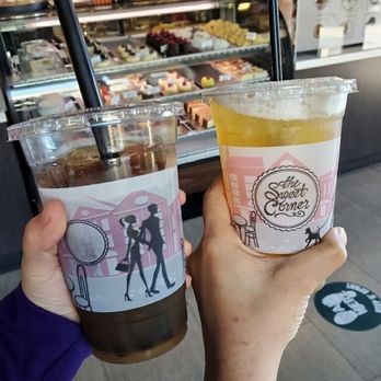 The Sweet Corner - Left:Oolong with boba; Right: Elderflower tea - Coffee & Tea Near Me - San Jose, California The Sweet Corner - Left:Oolong with boba; Right: Elderflower tea - Coffee & Tea Near Me - San Jose, California